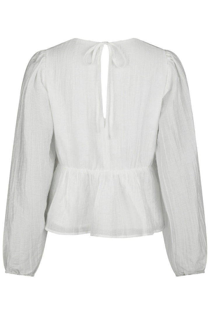 Forudbestilling - Neo Noir - Timmy Solid Blouse 164913 - 120 - White