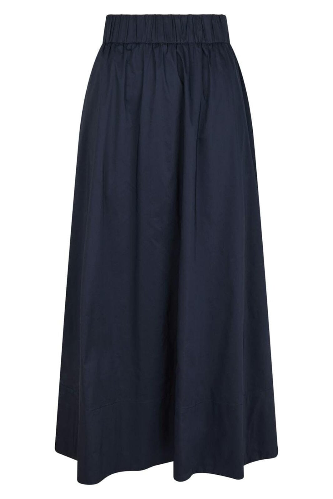 Forudbestilling - Neo Noir - Yara Long Poplin Skirt 163076 - 141 - Navy