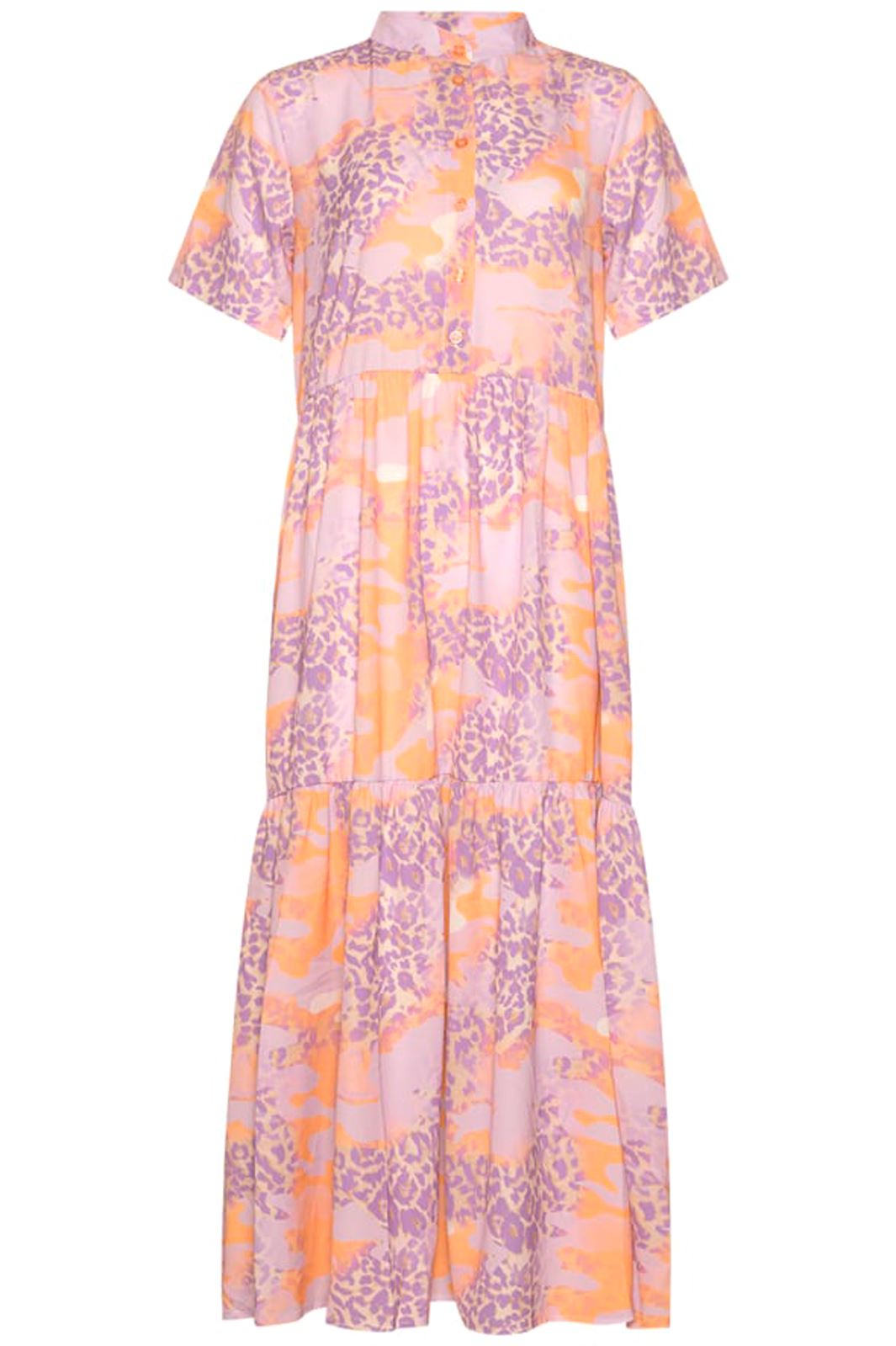 Forudbestilling - Noella - Lipe Long Dress S/S - Pastel Mix (Juni) Kjoler 