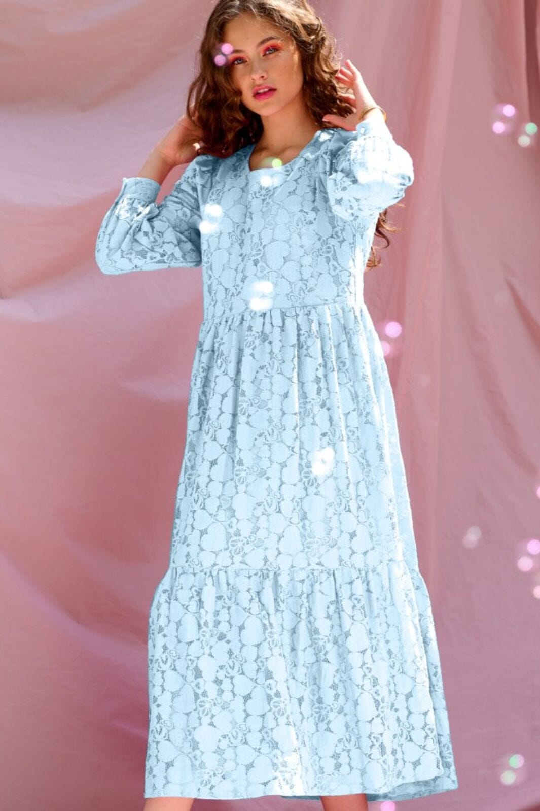 Forudbestilling - Noella - Macenna Long Dress - Light Blue (Marts/April) Kjoler 