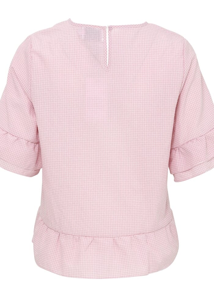 Forudbestilling - Noella - Rikka Blouse Cotton - rik Rose Checks Bluser 