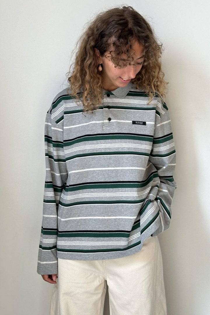 Forudbestilling - Norr - Dagma Ls Polo - Grey/Green Bluser 