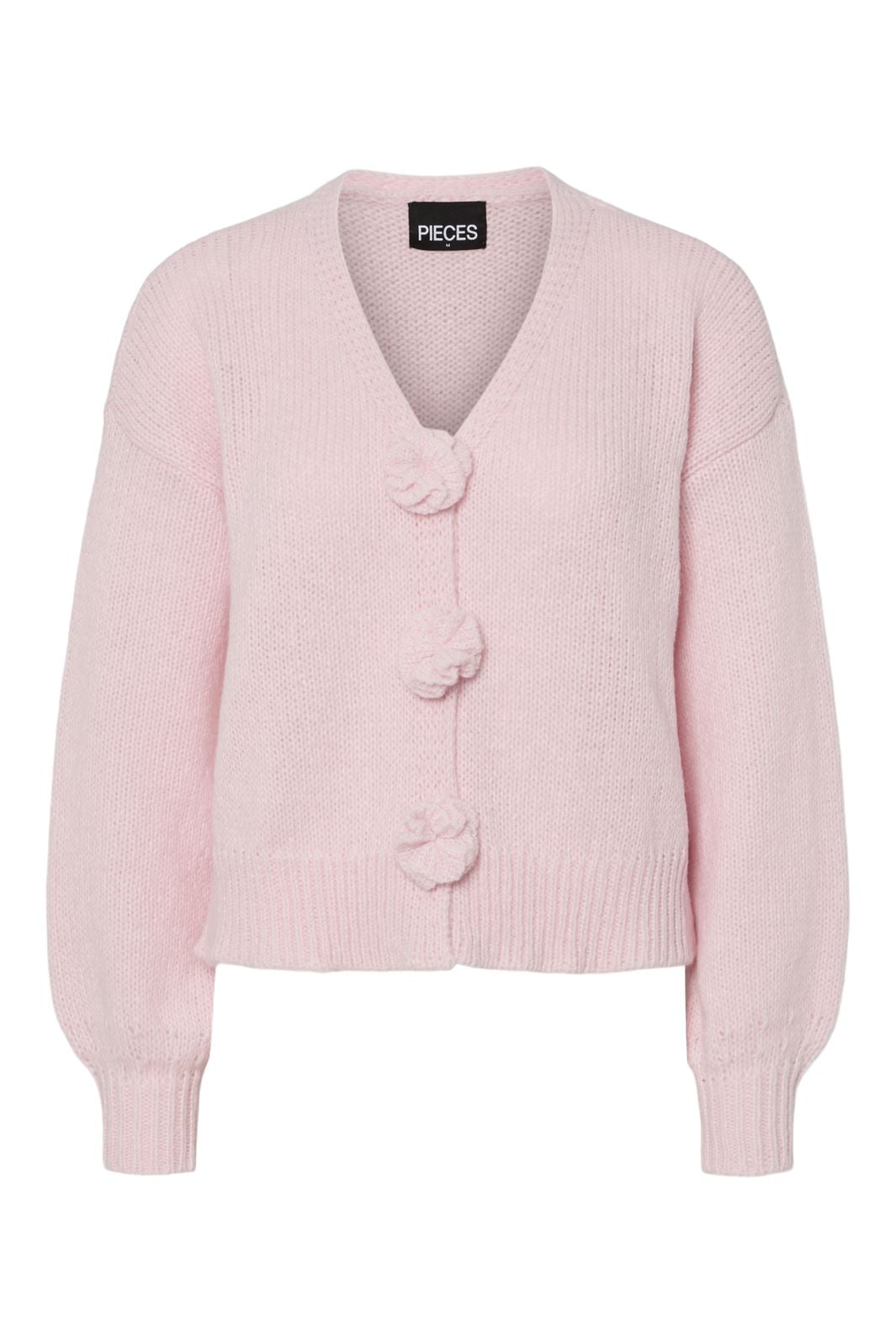 Pieces - Pcfatima Ls Knit Cardigan Fsy - 4748211 Pink-A-Boo