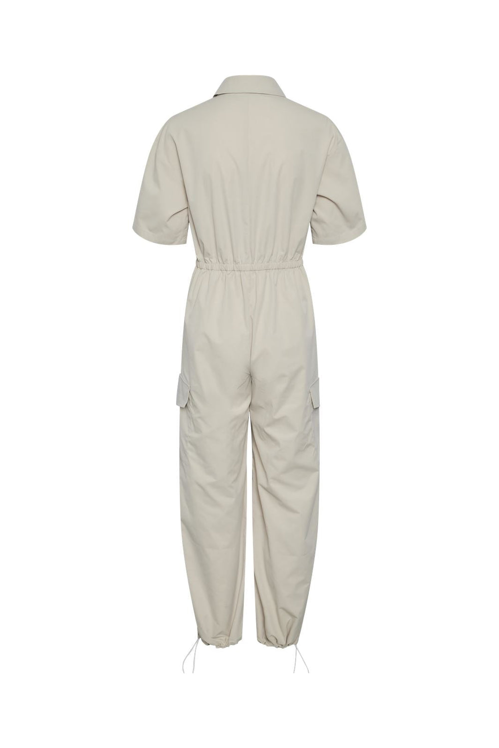 Pieces - Pcfibbe 2/4 Cargo Jumpsuit - 4589272 White Asparagus