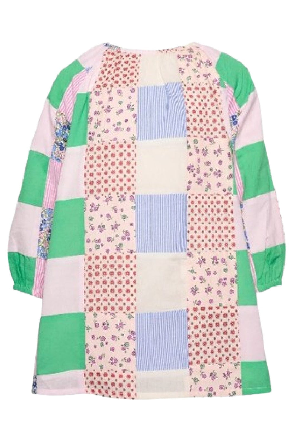 Forudbestilling - Sissel Edelbo - Karin MINI Leftover Patchwork Dress SE 1256 - Patchwork Kjoler 