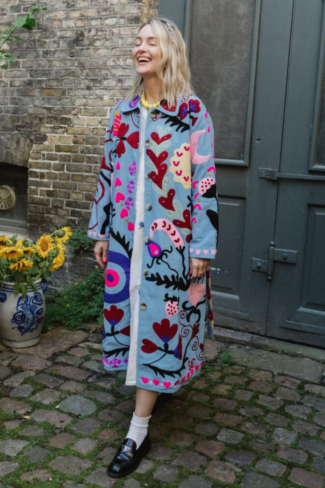 Forudbestilling - Sissel Edelbo - Rose Coat SE 1553 - Blue Bell Jakker 