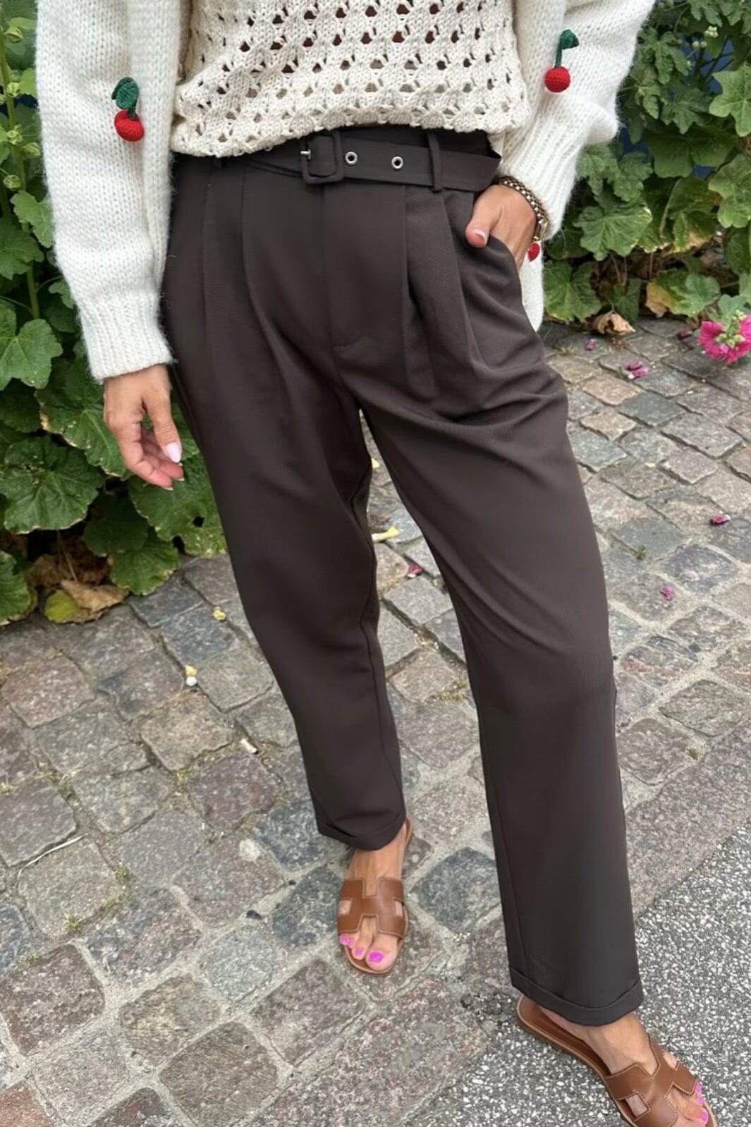 Forudbestilling - Valentin Studio - Suited Pants - Dark brown Bukser 