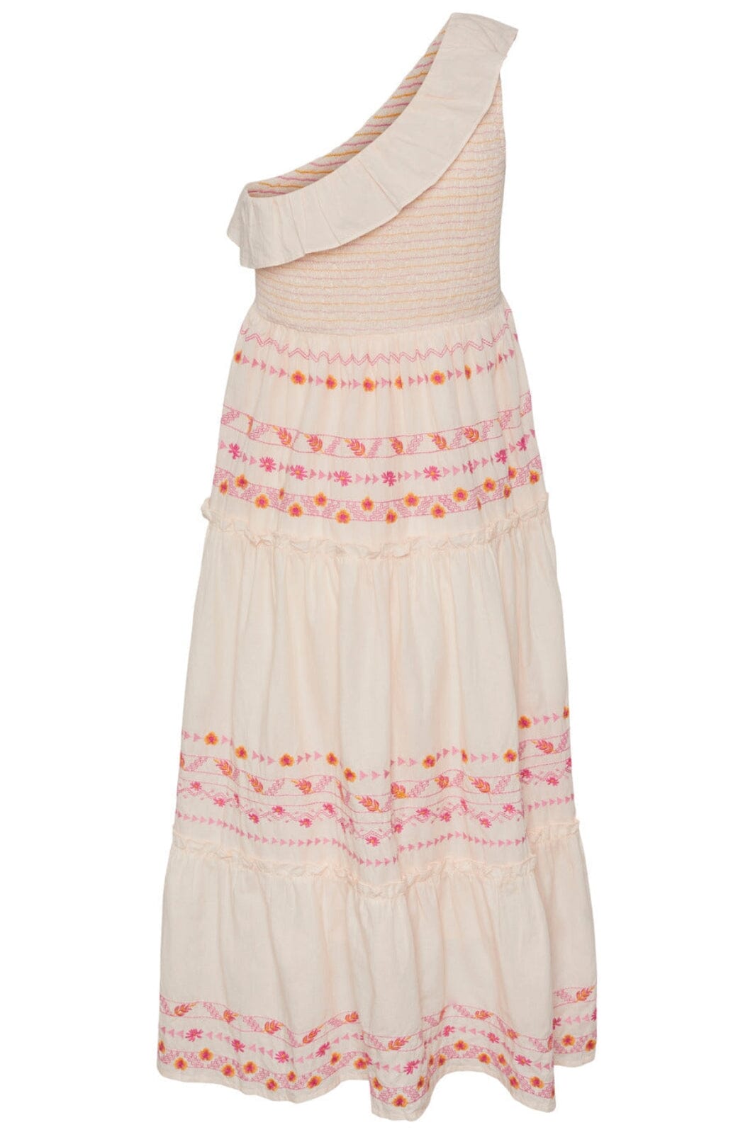 Forudbestilling - Y.A.S - Yasfinna Os Ankle Dress Fest - Pearl Blush w. embroidery (Marts) Kjoler 