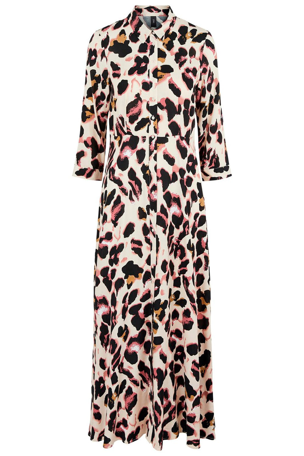 Forudbestilling - Y.A.S - YasSavanna Long Shirt Dress - Mellow Rose W. Liro Print (Slut Januar) Kjoler 