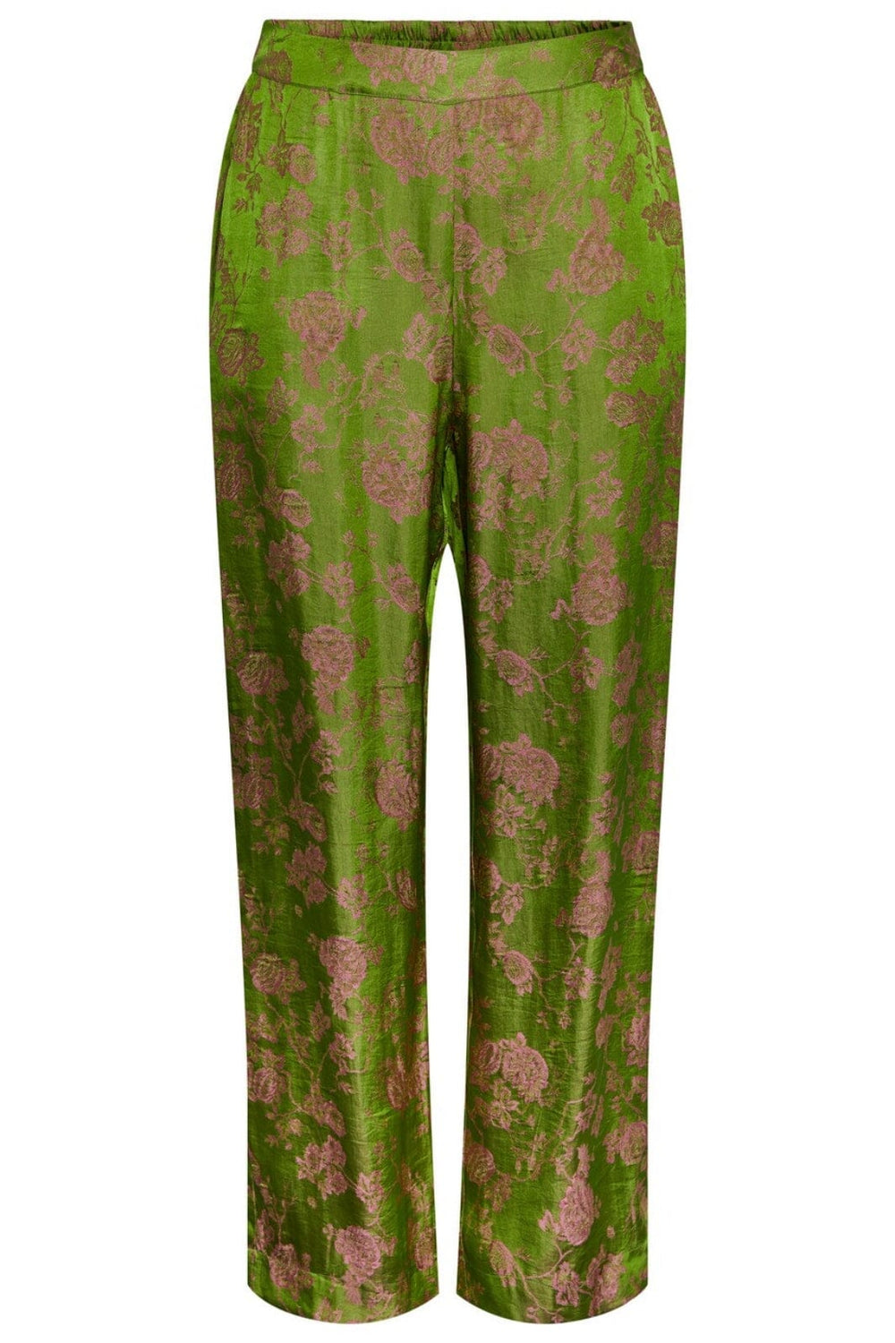 Forudbestilling - Y.A.S - Yasstinla Pant - Lime Green STINLA AOP (Januar) Bukser 