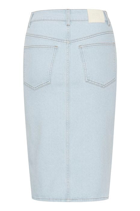 Gestuz - Deniagz Midi Skirt - 104611 Light Blue Washed Nederdele 