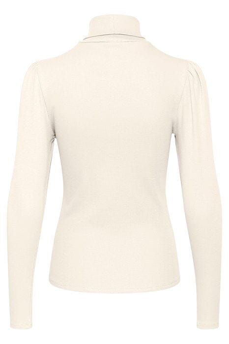 Gestuz - Drewgz Rollneck Puff - 110103 Egret Bluser 