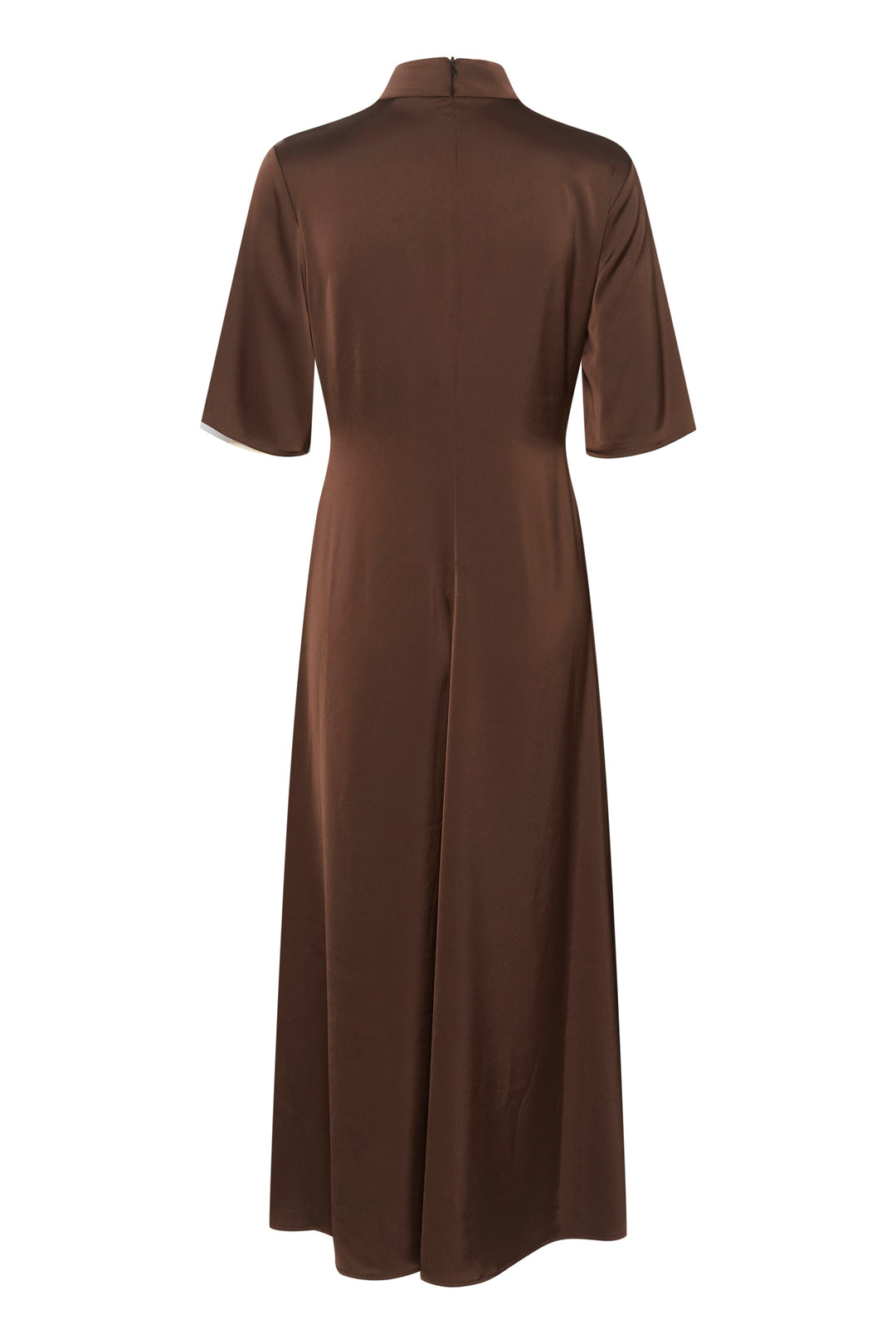 Gestuz - HarperGZ knot long dress - Dark brown Kjoler 