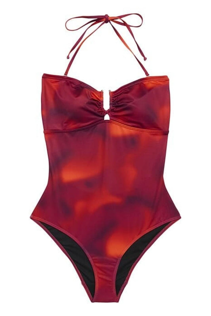 Forudbestilling - Gestuz - KallyGZ swimsuit - Red fire Badedragter 