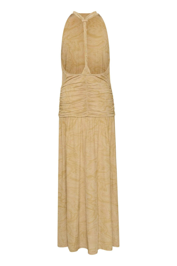 Gestuz - MalineGZ sl long dress - Yellow marble Kjoler 