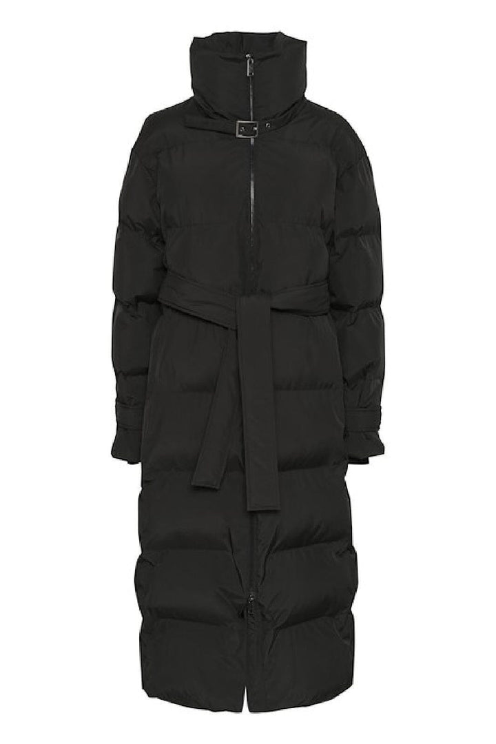 Gestuz - Pinaragz Long Puffer - 100017 Black Jakker 