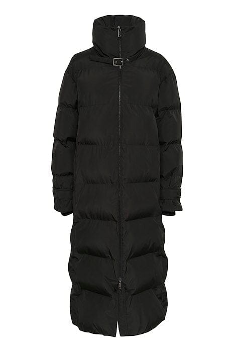 Gestuz - Pinaragz Long Puffer - 100017 Black Jakker 