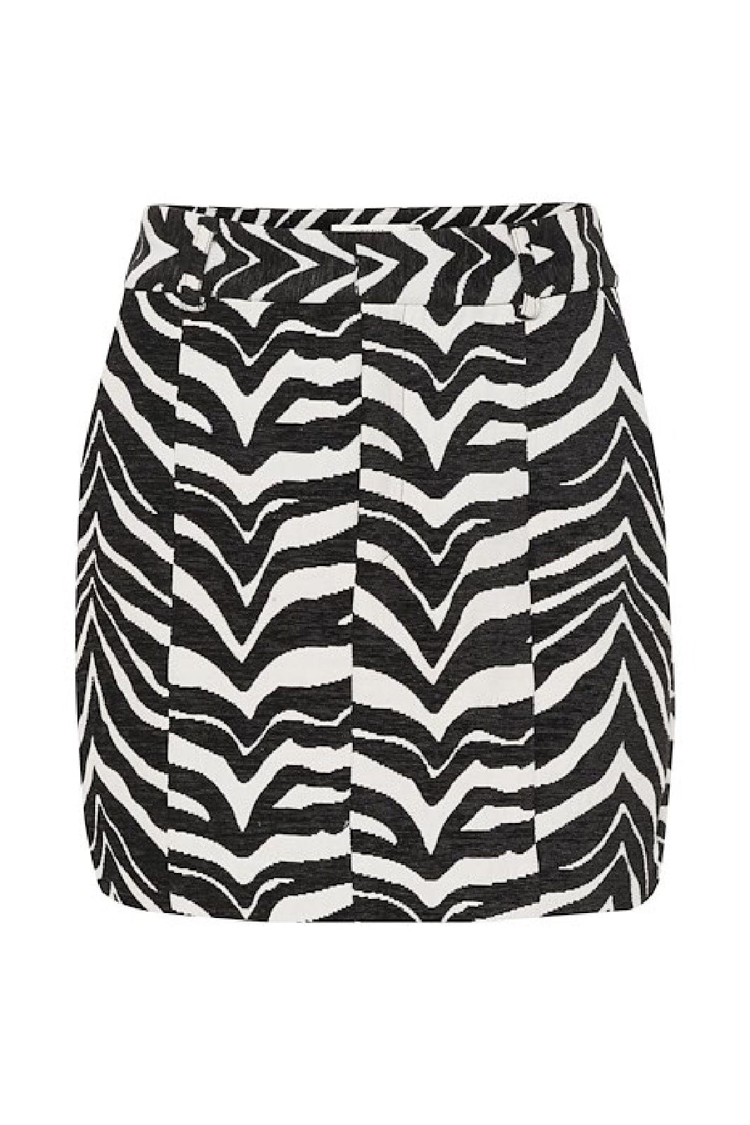 Gestuz - ZibrillaGZ MW skirt - White tiger Nederdele 