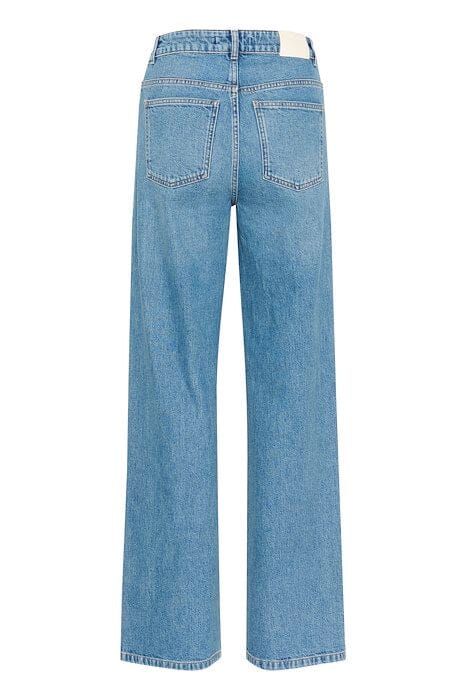 Gestuz - Zolinagz Wide Jeans 10909859 - 101120 - Washed Mid Blue Jeans 