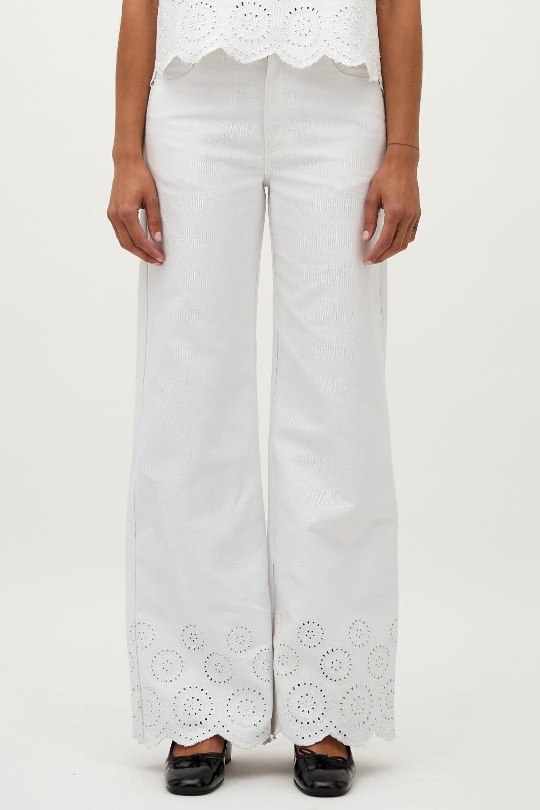 Global Funk - Amarillo Scallop-G - 800 White Jeans 