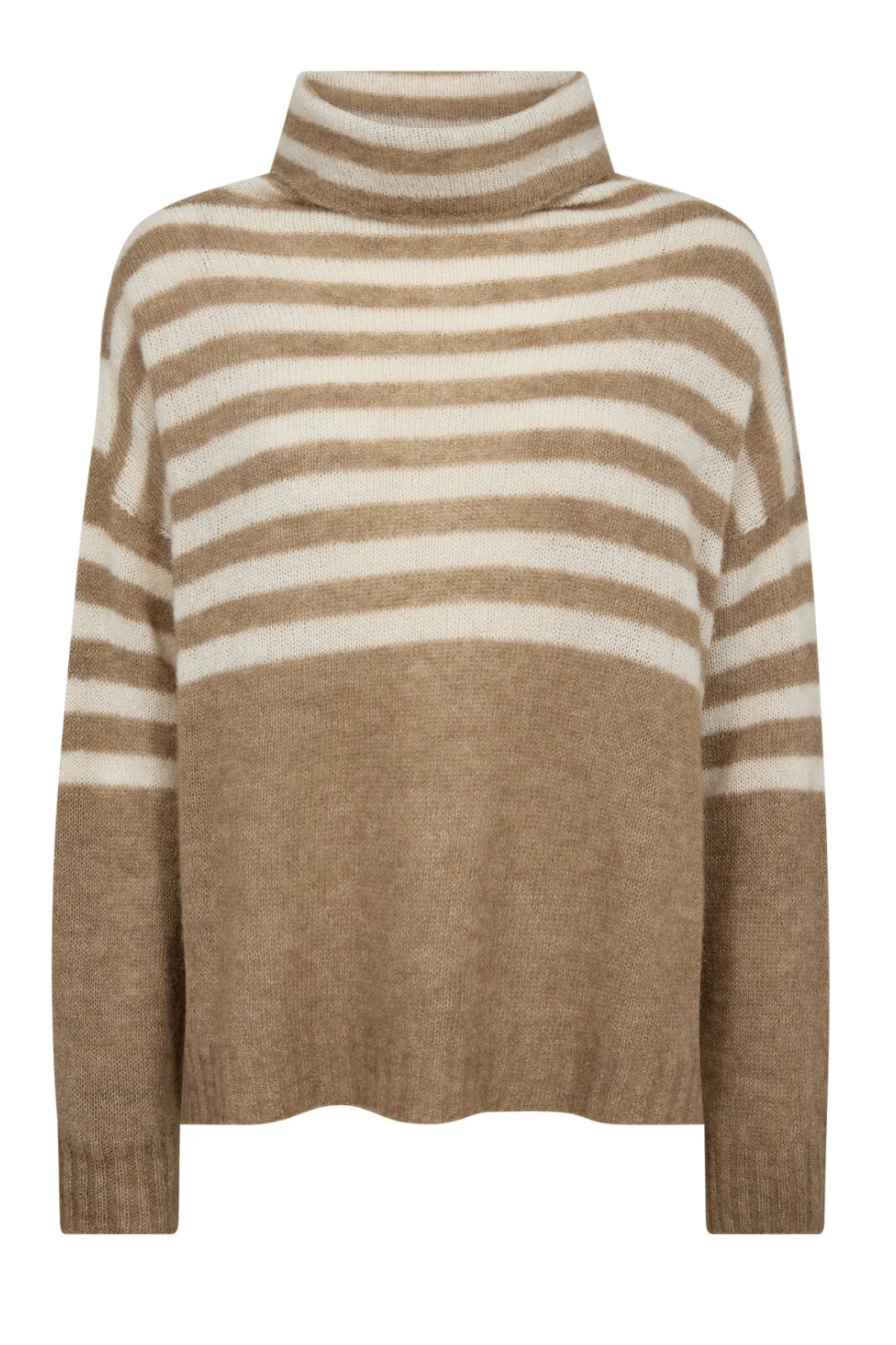 Gossia - Ambrosiago Sweater - Nugga/offwhite Strikbluser 