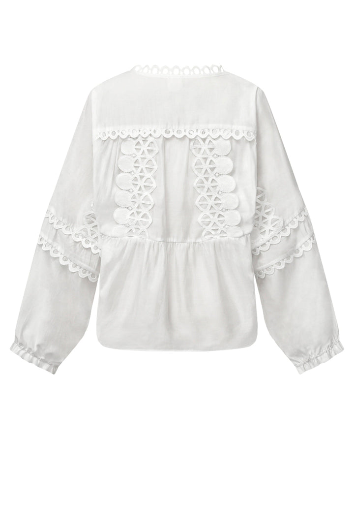 Gossia - KaiaGo Lace Blouse - Off White Bluser 