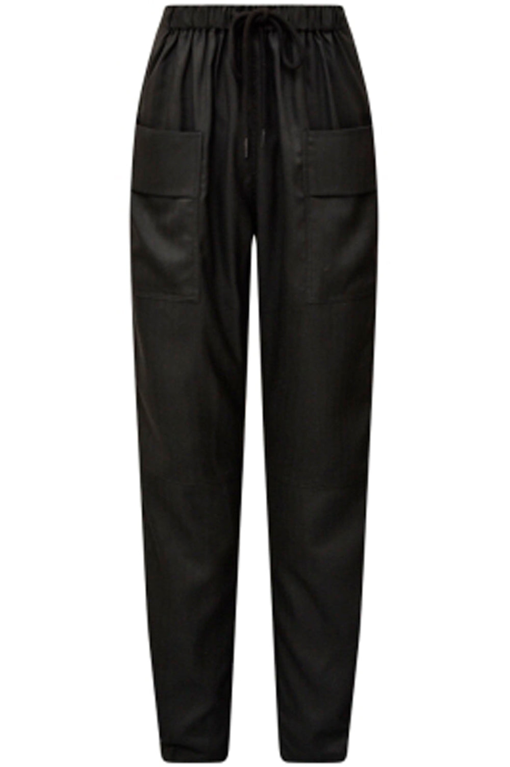 Gossia - ThillaGO Herringbone Pant - Black Bukser 