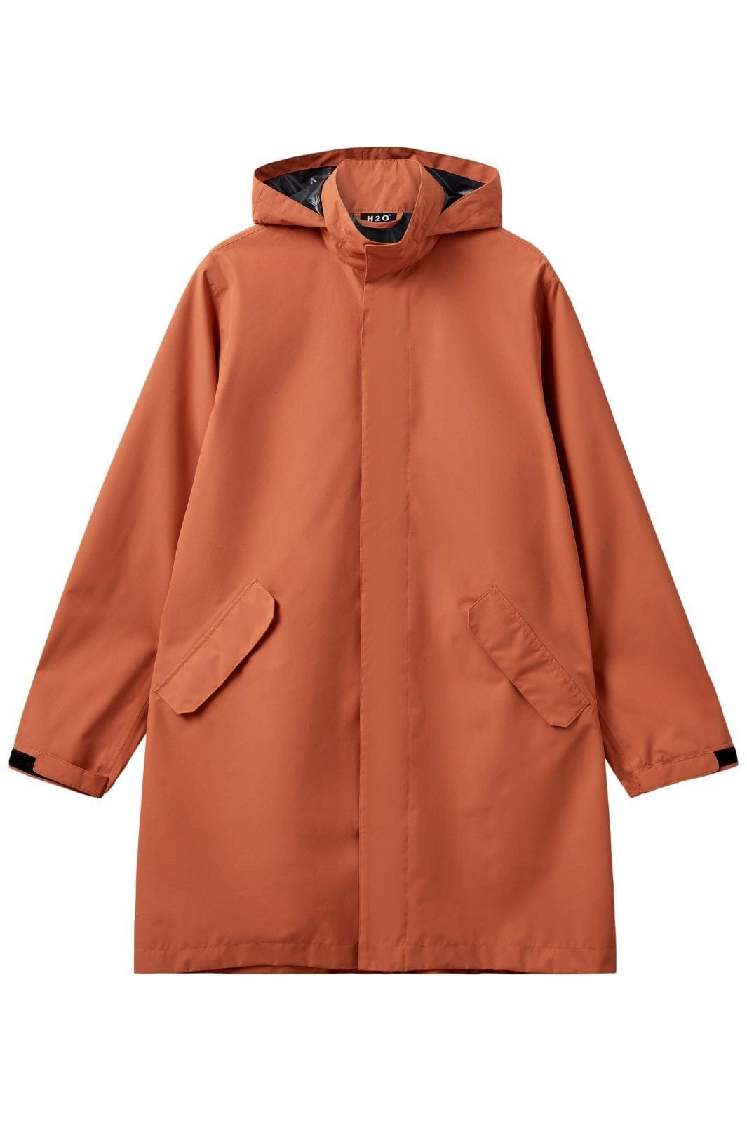 H2O - Rømø Lw Rain Long Jacket - 2047 Autumn Leaf Regnjakker 