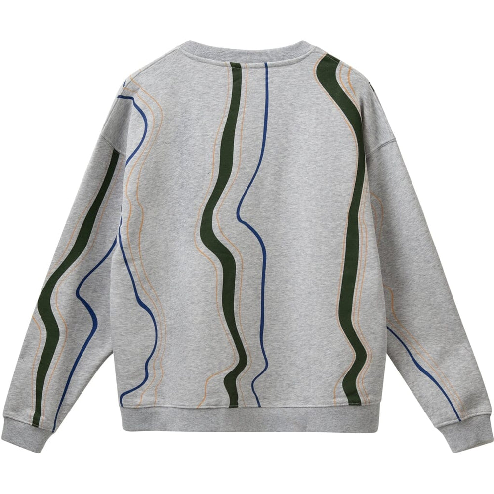 H2O - Wave Sweat O'Neck - 1020 Lt. Grey Mel Sweatshirts 