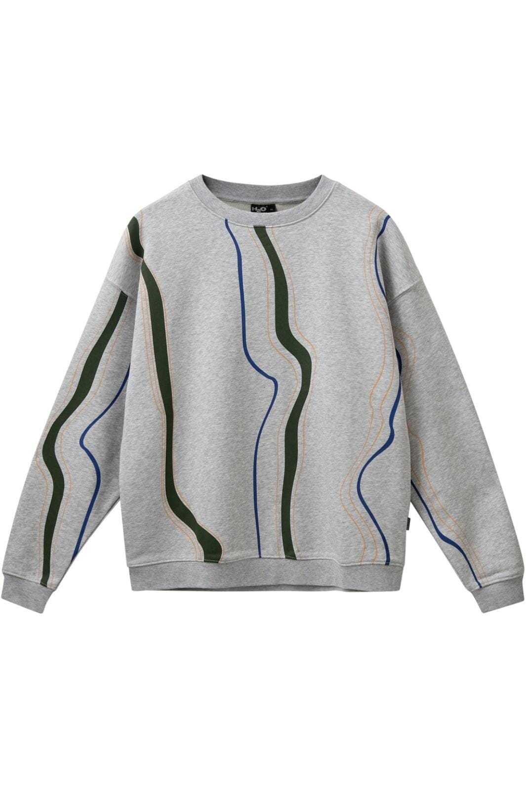 H2O - Wave Sweat O'Neck - 1020 Lt. Grey Mel Sweatshirts 