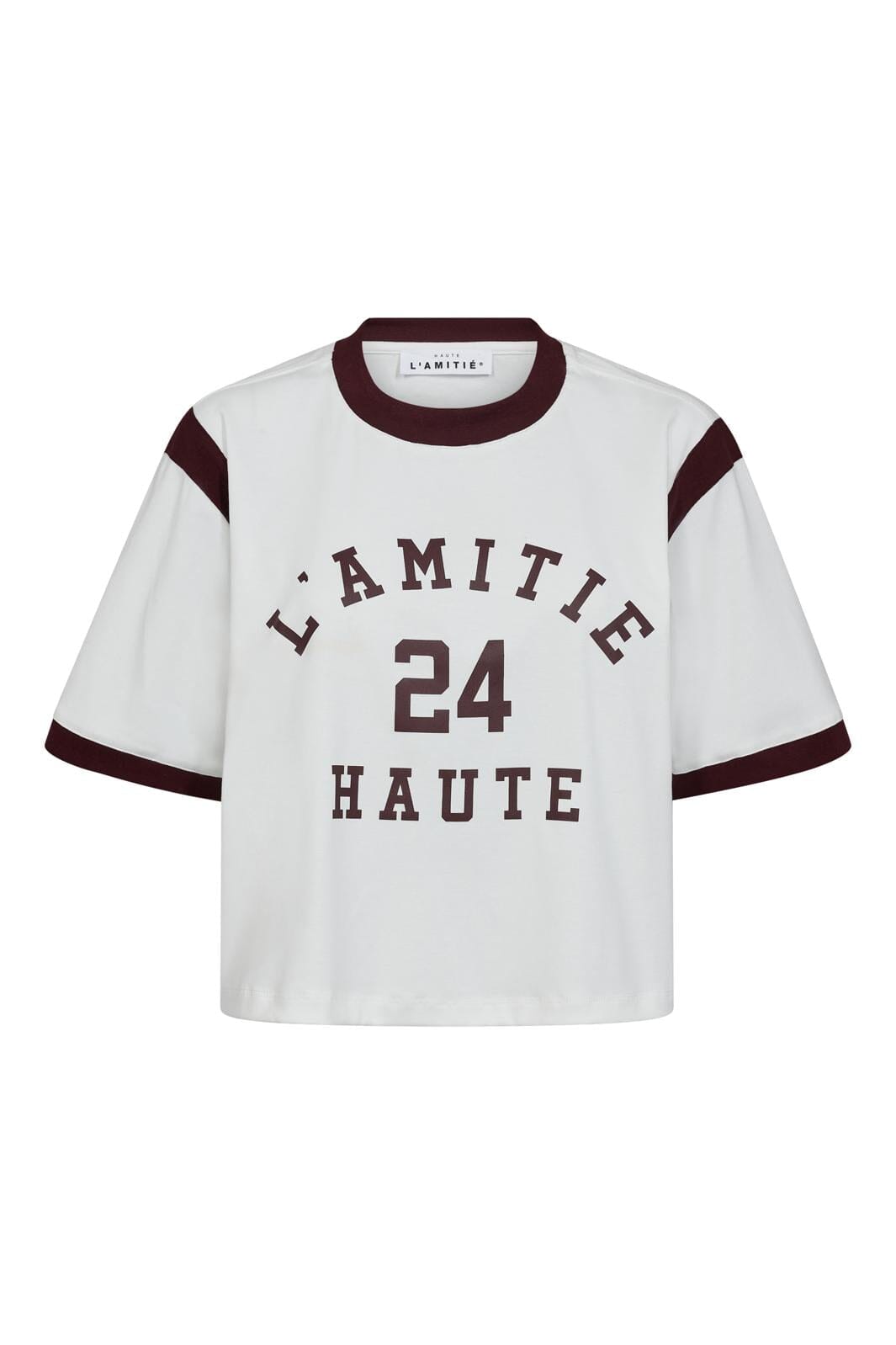 Haute L'Amitié - L'Amitié Loose Team Tee HL10013 - Pearl