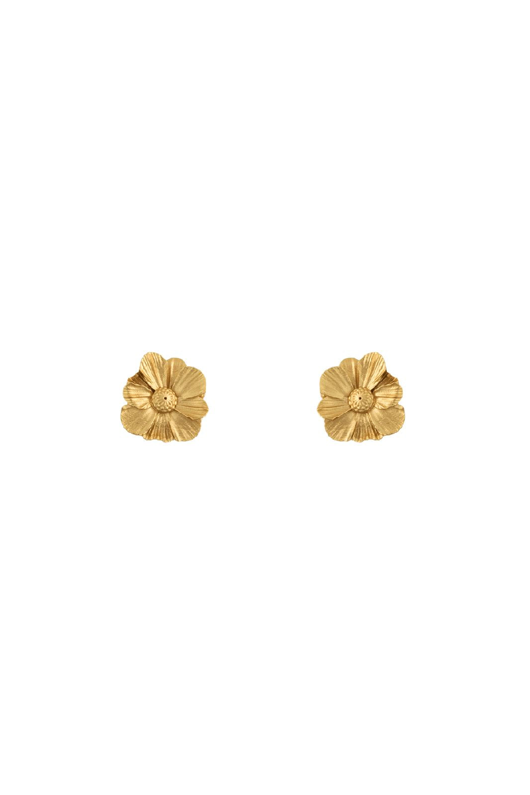 House Of Vincent - Wildflower Speckle Earrings - Gilded