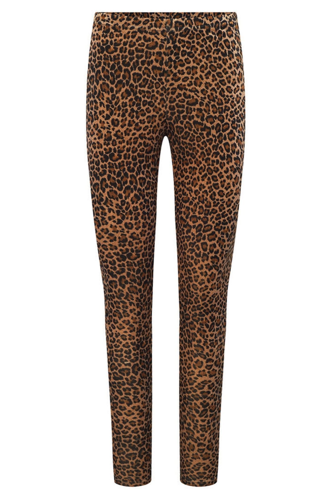 Hunkøn - Angela Velour Leggings - Leopard Leggings 