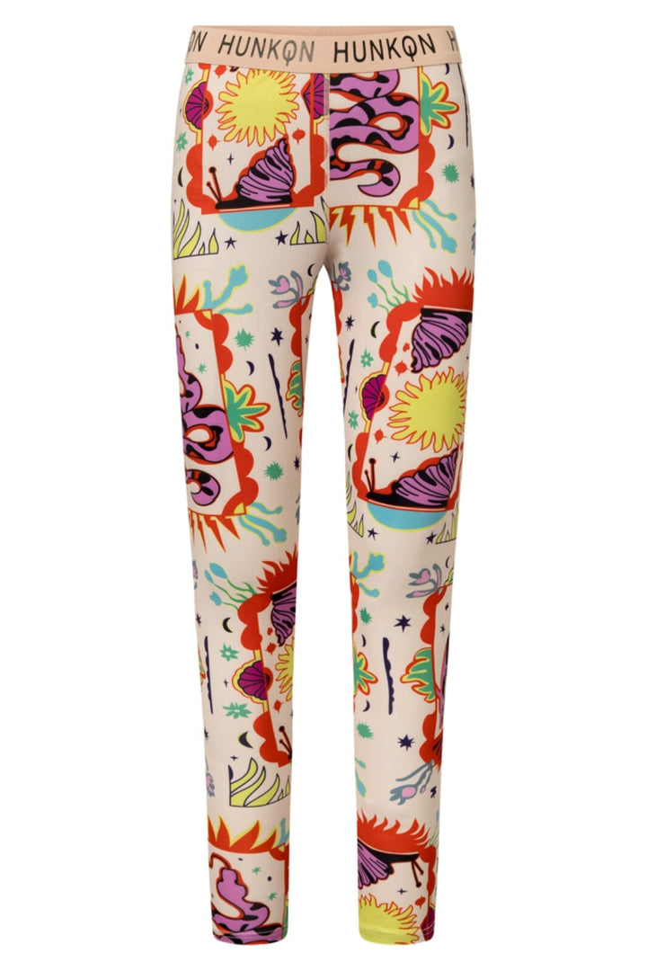 Hunkøn - Gemma Leggings - Spirit Animal Art Print Leggings 