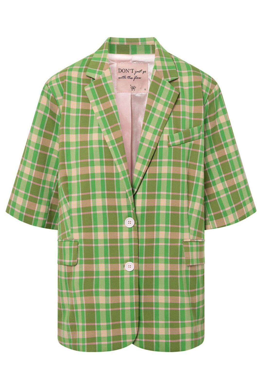 Hunkøn - Maya Jacket - Green Checked Jakker 