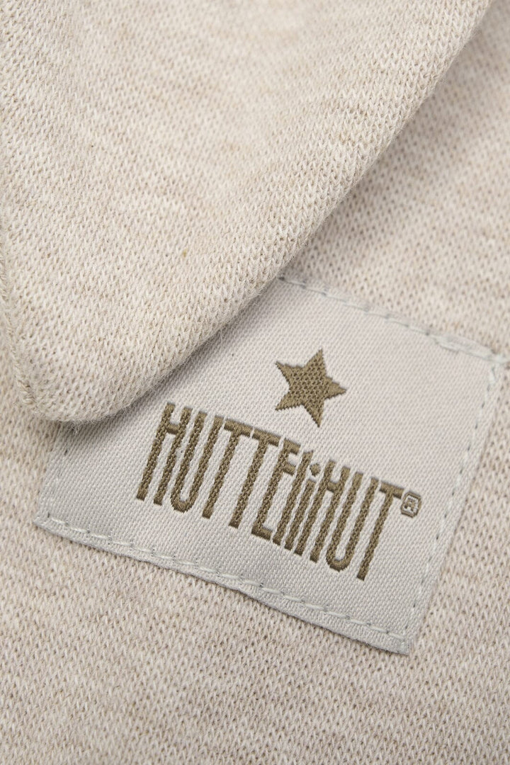 Huttelihut - Balaclava Ears Cotton Rib - Camel Melange Elefanthuer 