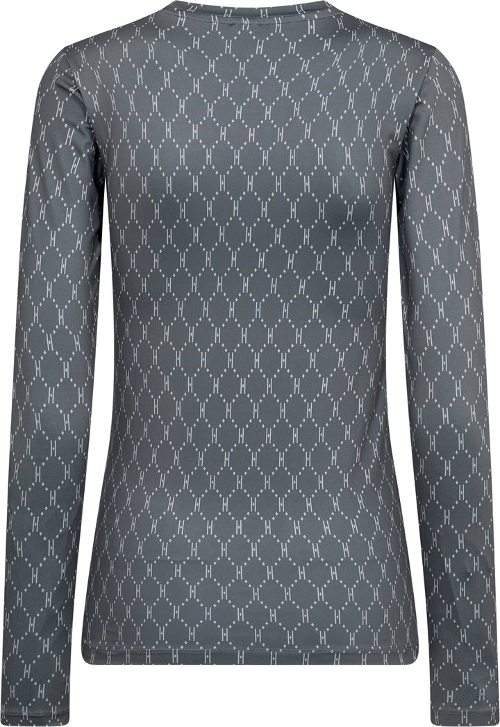 Hype The Detail - Printed Blouse 200-14 - 49 - Grå Bluser 