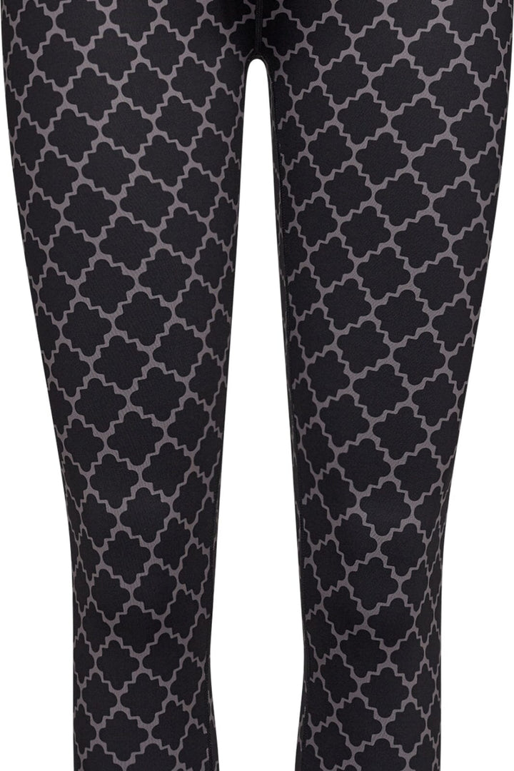 Hype The Detail - Printed Legging 200-21 - 37 Sort Leggings 