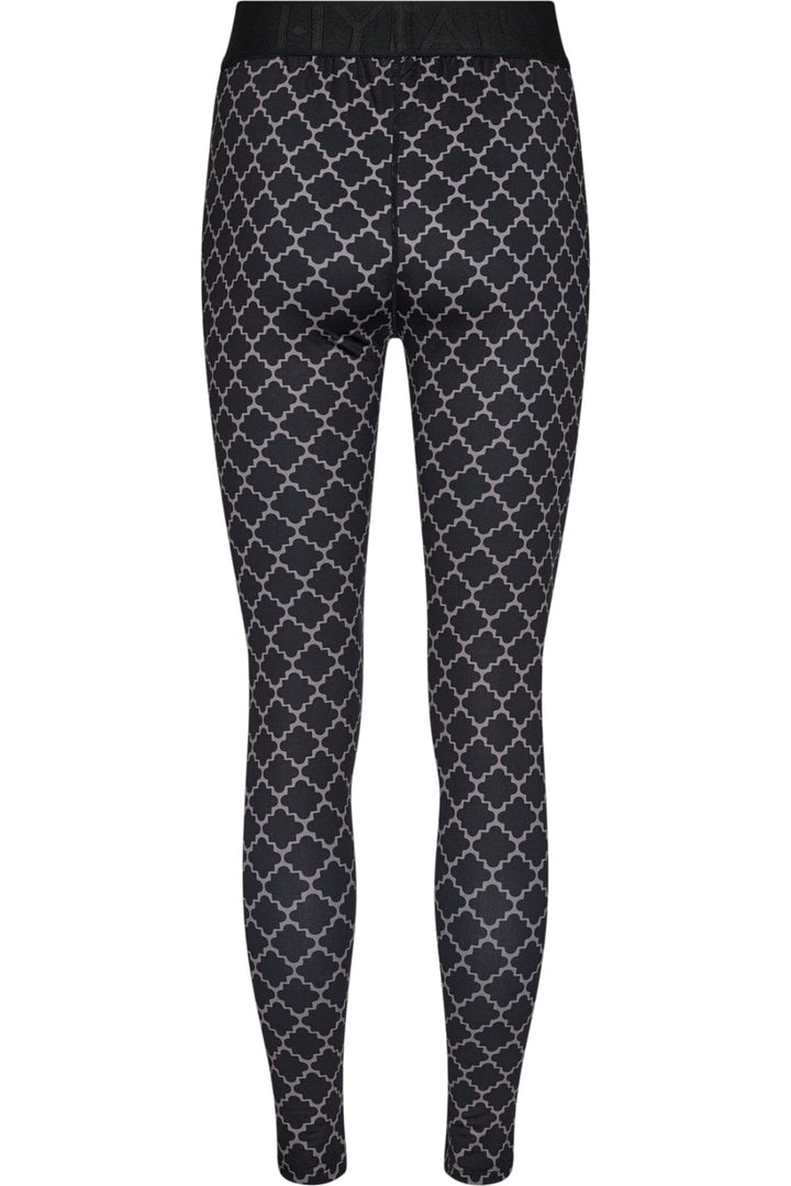 Hype The Detail - Printed Legging 200-21 - 37 Sort Leggings 