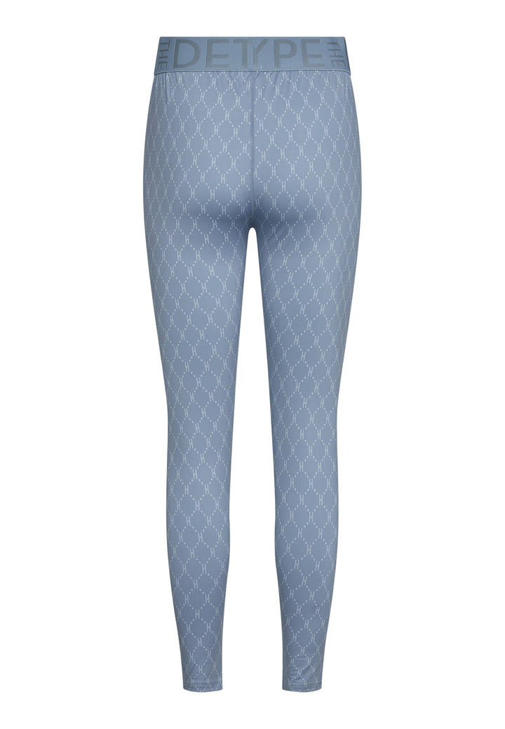 Hype The Detail - Printed Legging. - 41 Blå Bukser 