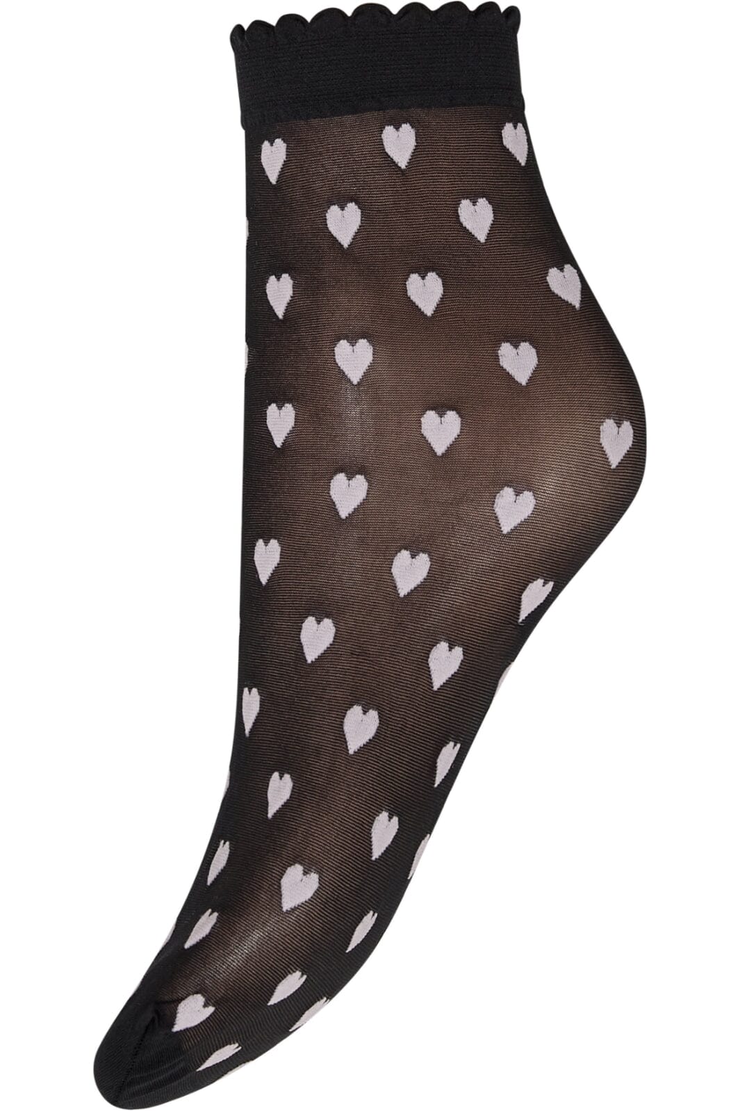 Hype The Detail - Socks Hearts 20D 21040-7501 - 6212 - Dusty Rose