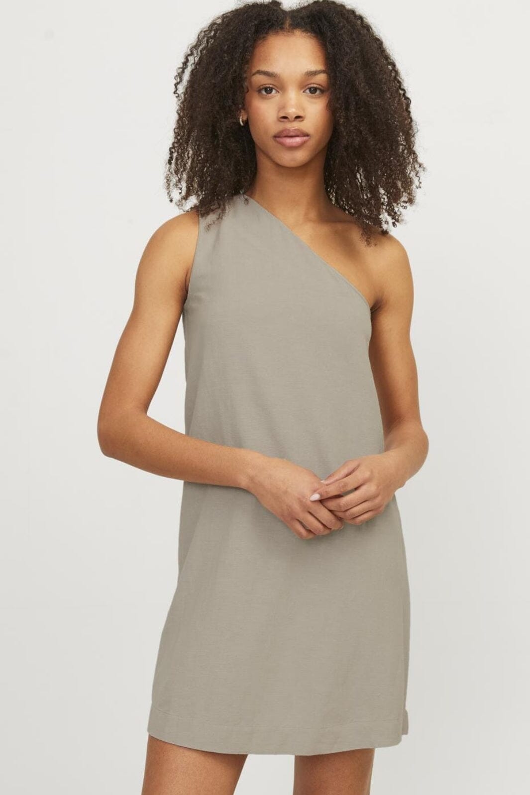 Jjxx - Jxannika One Should Linen Ble Dress - 4498367 Feather Gray Kjoler 