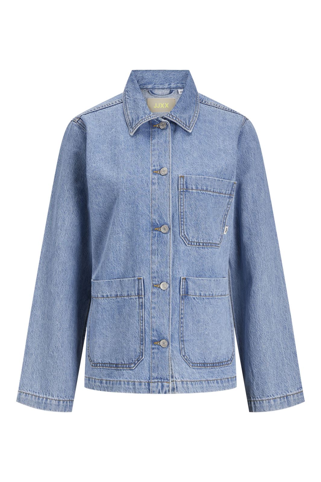 Jjxx - Jxela Worker Denim Jacket - 4707024 Light Blue Denim