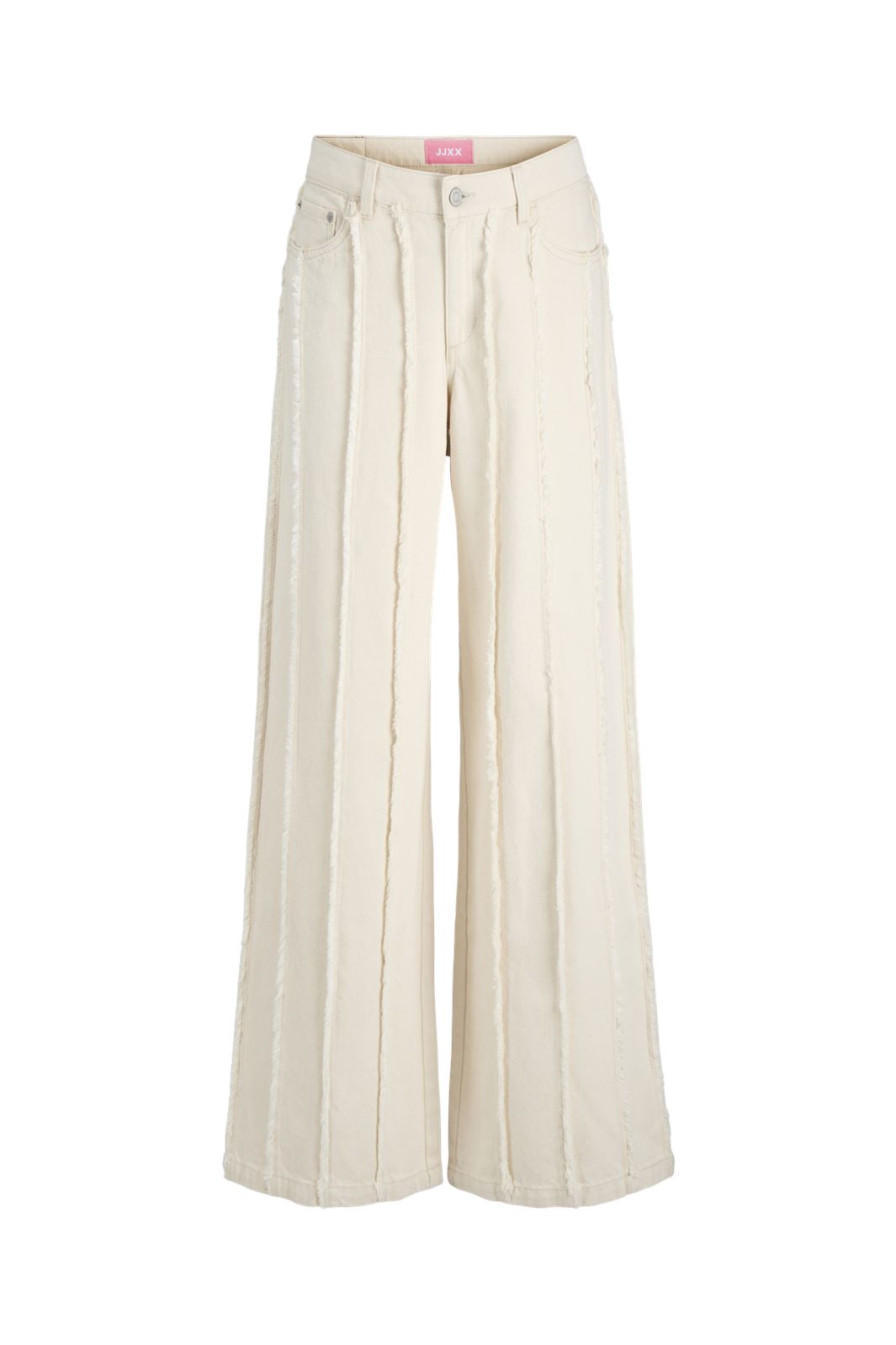 Jjxx - Jxelly Tokyo Fringes Pants - 4796014 Raw Ecru Fringes