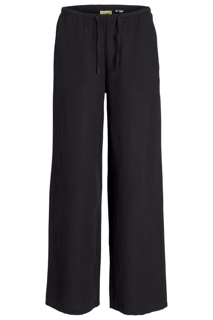 Jjxx - Jxflora Linen Blend Pant Sn - 4493806 Black Bukser 