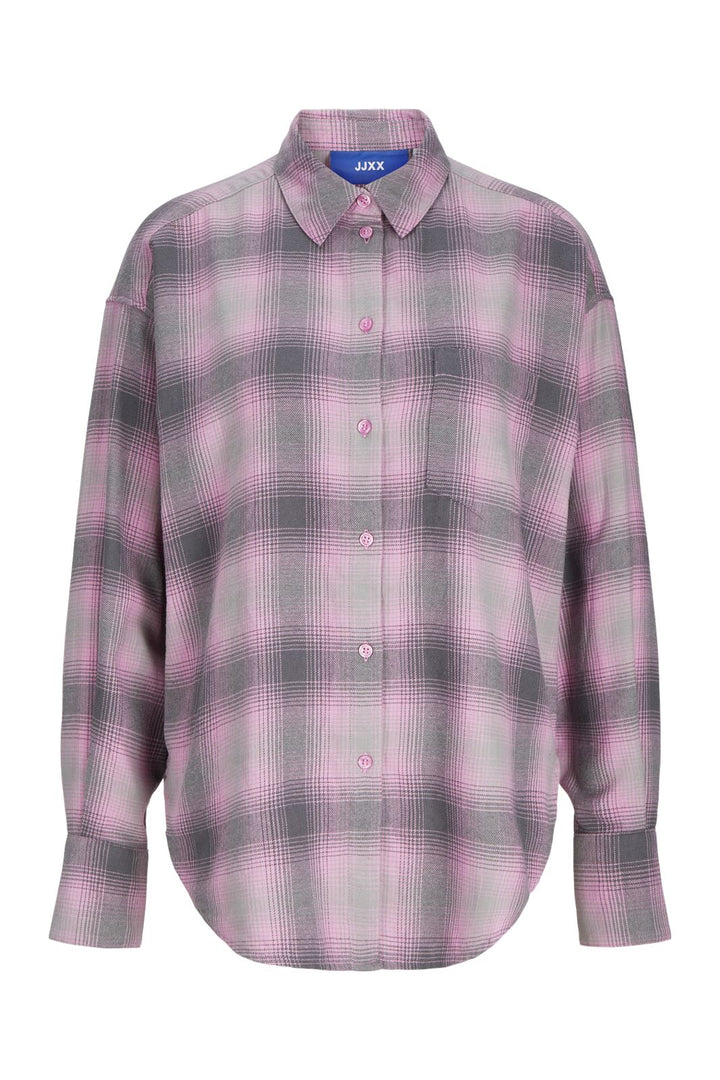 Jjxx - Jxjamie Flannel Ls Shirt - 4650944 Moonlite Mauve Check