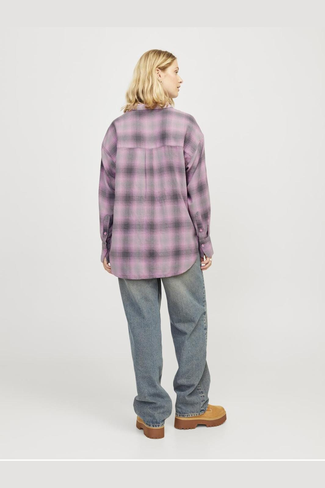 Jjxx - Jxjamie Flannel Ls Shirt - 4650944 Moonlite Mauve Check