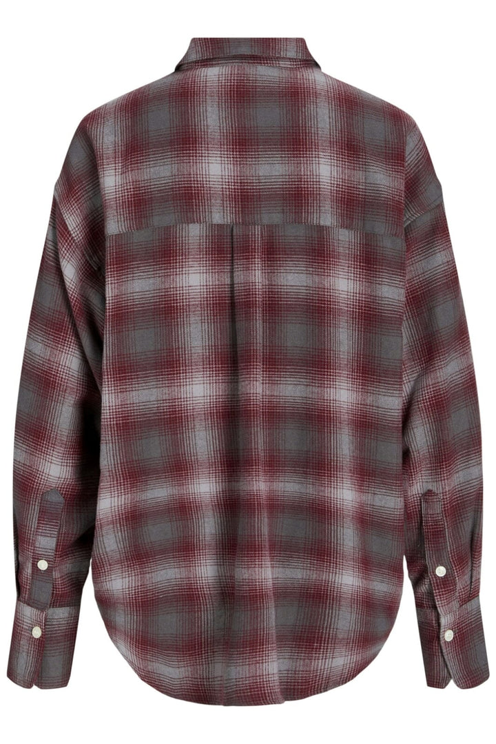 Jjxx - Jxjamie Flannel Ls Shirt Sn 12265314 - 4827881 - Cabernet Check