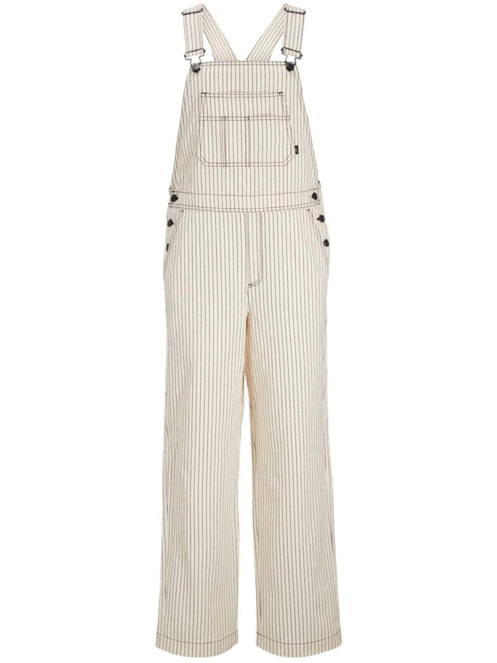 Jjxx - Jxmaddy Overall - 4646855 Blanc De Blanc Black Pinstripe