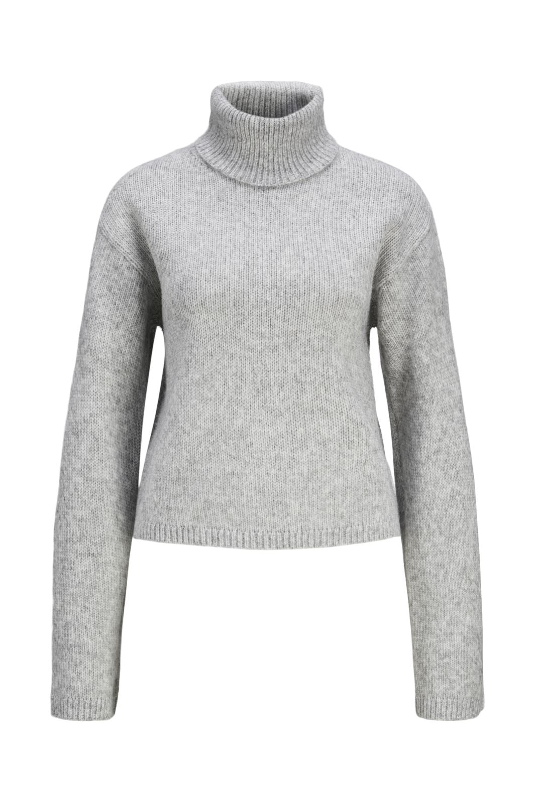 Jjxx - Jxrosanna Roll Neck Knit - 4625967 Light Grey Melange